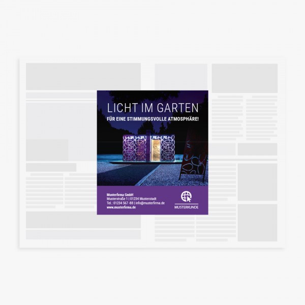 Anzeige | GaMö | Lichtdesign